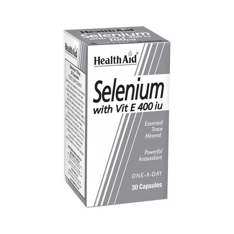 HEALTH AID SELENIUM C/VITAMINA E 400UI HEALTH AID SELENIUM C/VITAMINA E 400UI