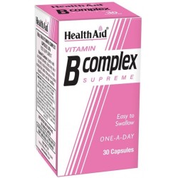 HEALTH AID VITAMINA B COMPLEX SUPREME 30 CÁPSULAS