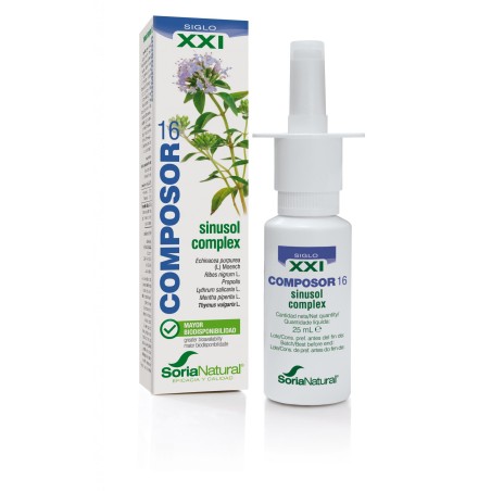 SORIA NATURAL COMPOSOR 16 SINUSOL COMPLEX 25ML