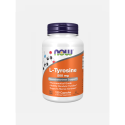 NOW L-TYROSINE 500MG 120 CÁPSULAS