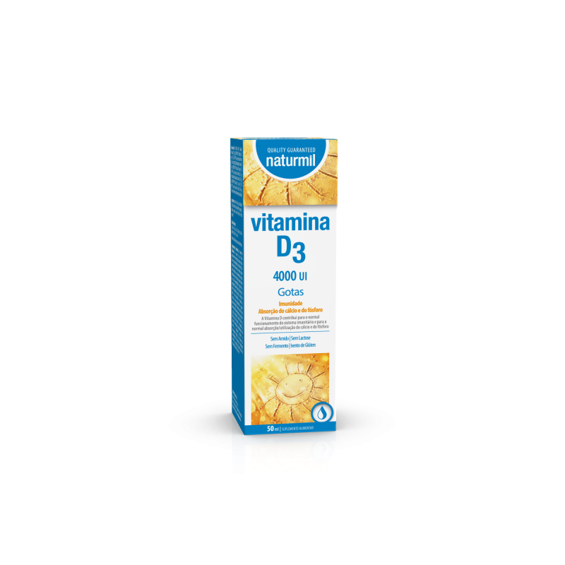 NATURMIL VITAMINA D3 4000UI GOTAS 50ML