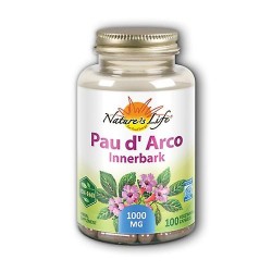 NATURE´S LIFE PAU D´ARCO 1000mg 100 CÁPSULAS VEGETAIS