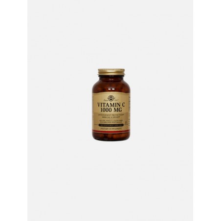 SOLGAR VITAMINA C 1000mg C/ ROSA MOSQUETA – 100 comprimidos