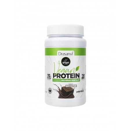 DRASANVI SPORT LIVE PROTEÍNA VEGAN SABOR BROWNIE 600gr