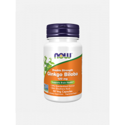 NOW - GINKGO BILOBA 120mg – 50 cápsulas