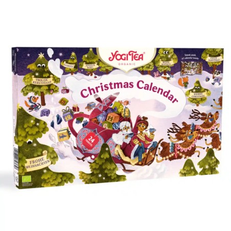 YOGI TEA BIO CALENDÁRIO DO ADVENTO NATAL 2024 x 24 SAQUETAS