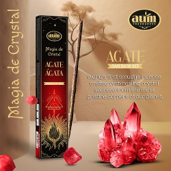 AUM INCENSO CRISTAL ÁGATA