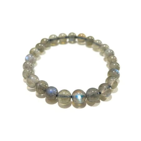 PULSEIRA DE LABRADORITE – ESFERAS 8 mm