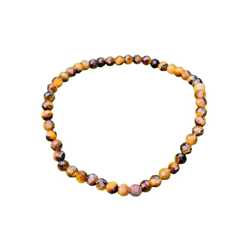 PULSEIRA FACETADA OLHO DE TIGRE PULSEIRA FACETADA OLHO DE TIGRE