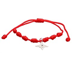 PULSEIRA VERMELHA 7 NÓS C/NÓ DE BRUXA