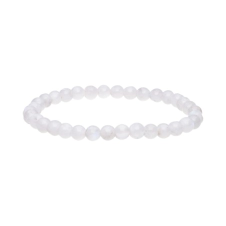PULSEIRA SELENITE CONTAS DE 6mm