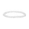 PULSEIRA SELENITE CONTAS DE 6mm