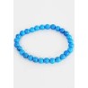 PULSEIRA DE PEDRA HWOLITE AZUL MINERAL NATURAL 4mm
