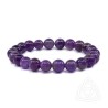 PULSEIRA AMESTISTA CONTAS DE 8mm