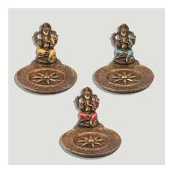 QUEIMADOR DE INCENSO GANESHA EM RESINA