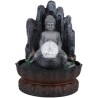 FONTE DE POLIRESINA ZEN BUDA C/BOLA DE CRISTAL