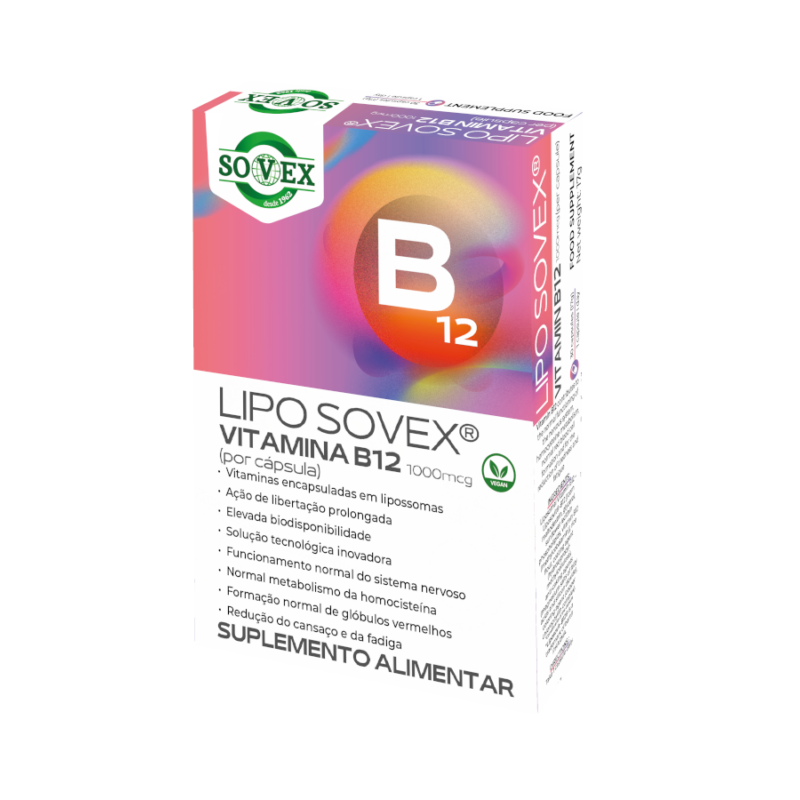 SOVEX LIPO VITAMINA B12 1000mcg – 30 cápsulas SOVEX LIPO VITAMINA B12 1000mcg – 30 cápsulas