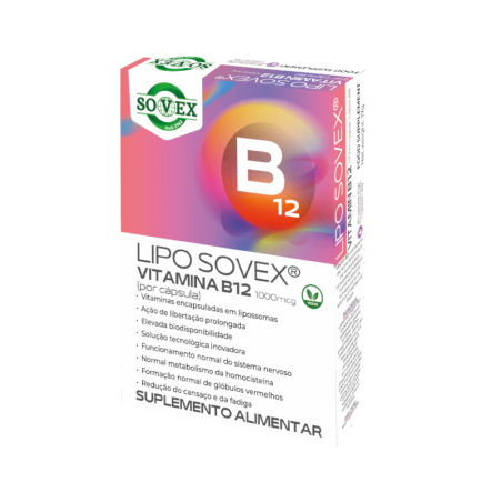 SOVEX LIPO VITAMINA B12 1000mcg – 30 cápsulas