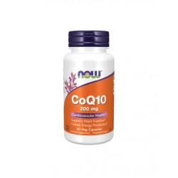NOW CoQ10 200mg  60 CÁPSULAS VEGETAIS