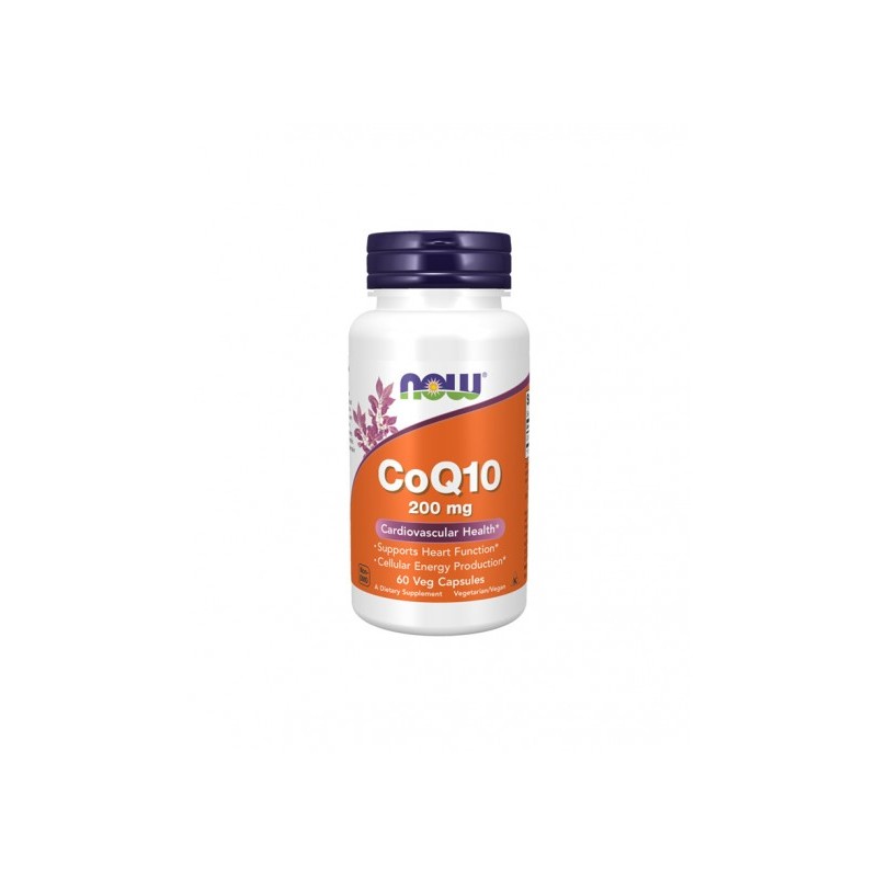 NOW CoQ10 200mg  60 CÁPSULAS VEGETAIS